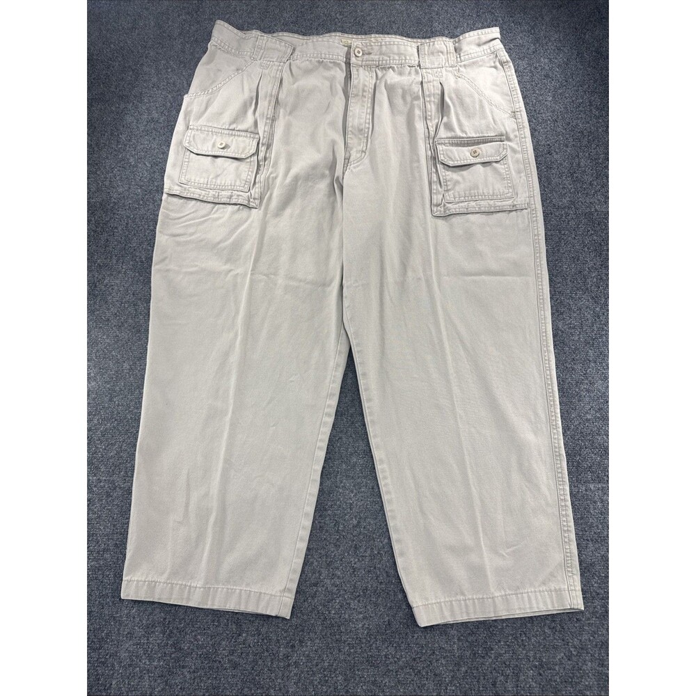 Cabela’s 7-Pocket Hiker Pants Men 44x32 Altered 26 Inseam Khaki Cargo